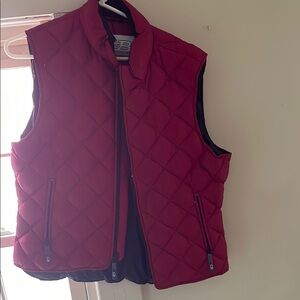 Red Quilted Vest